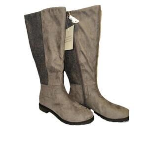 Dr Scholls Womens 8.5M Boot New Start Knee High Wide Calf Riding Boot